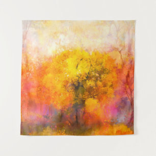Illustration weiche bunten Herbstwald. Abstrakt Wandteppich