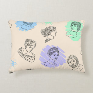 Illustration with the contours of Greek statues. B Dekokissen