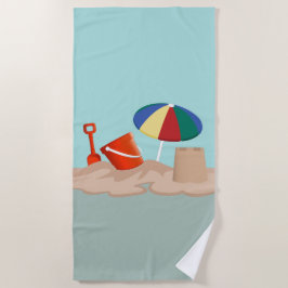 Illustration zum Bucket and Spade Beach Strandtuch