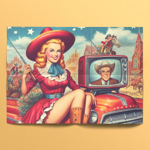 Illustration zum Button Vintager Länder Seidenpapier