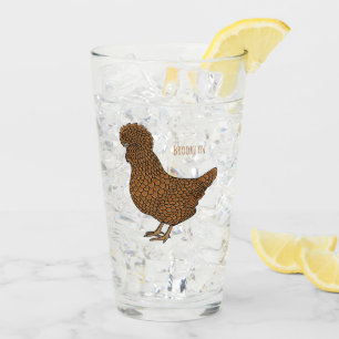 Illustration zum Cartoon von Chamois-Hühnchen Glas