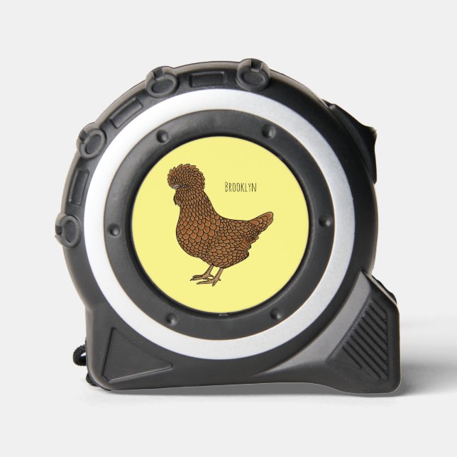 Illustration zum Cartoon von Chamois-Hühnchen Maßband (Vorderseite)