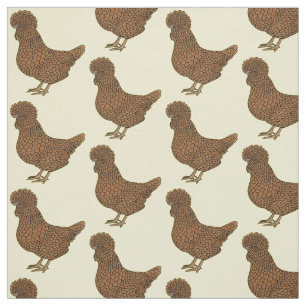 Illustration zum Cartoon von Chamois-Hühnchen Stoff