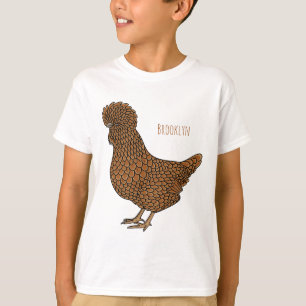 Illustration zum Cartoon von Chamois-Hühnchen T-Shirt