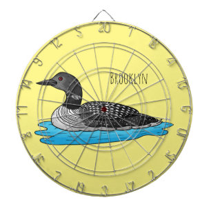 Illustration zum Cartoon von Loonen Dartscheibe