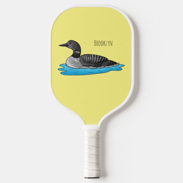 Illustration zum Cartoon von Loonen Pickleball Schläger (Vorderseite)