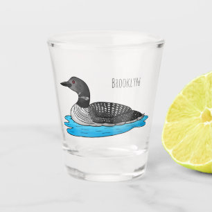Illustration zum Cartoon von Loonen Schnapsglas