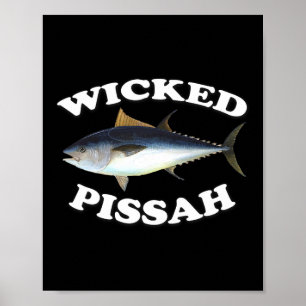 Illustration zum Fischen von Rotem Thun Poster