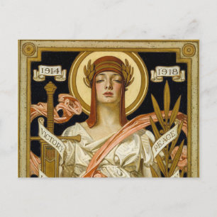 Illustration zum großen Krieg, 1918 von Leyendeck Postkarte