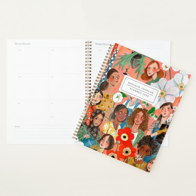 Illustration zum Internationalen Frauentag Planer (Anzeige)