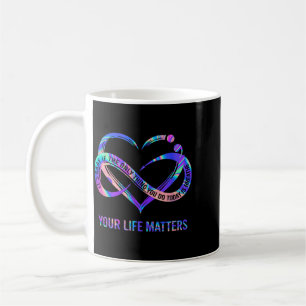 Illustration zum Thema psychische Gesundheit Kaffeetasse