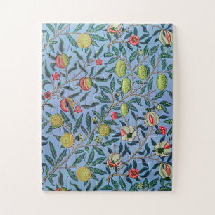 Illustration zum Vintagen Fruchtpomegranat Puzzle