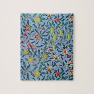 Illustration zum Vintagen Fruchtpomegranat Puzzle