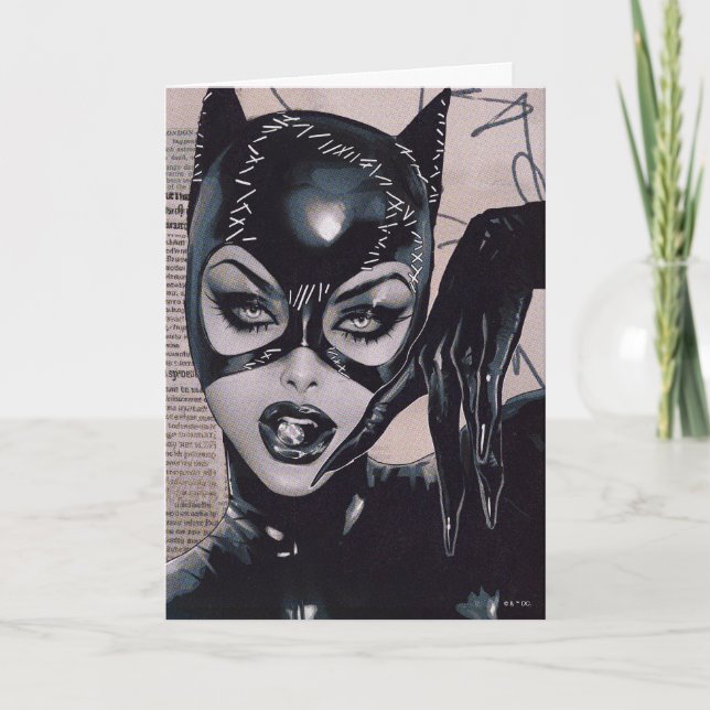 Illustration zur Abdeckung von Catwoman #50 Sozoma Karte (Vorderseite)