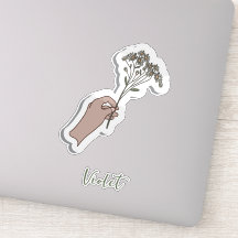 Illustration zur ästhetischen Blume "für Sie"