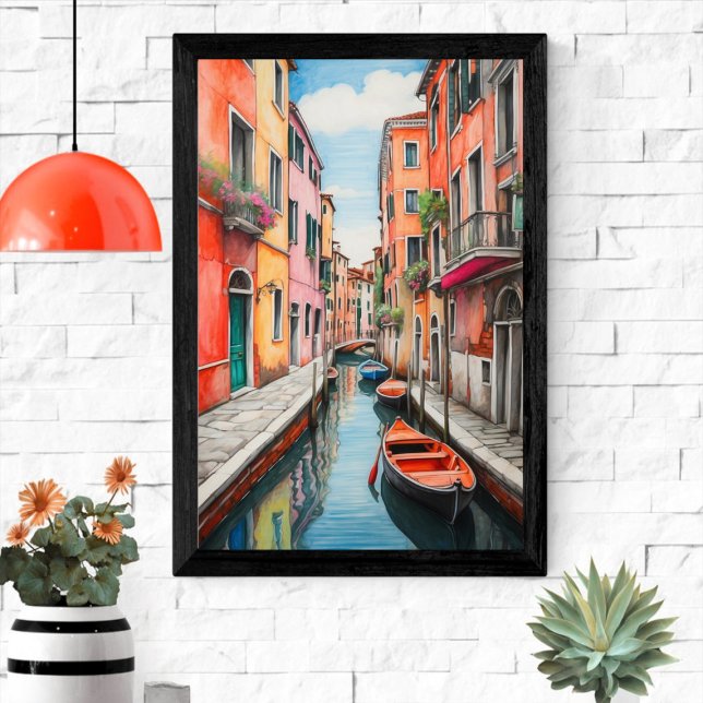 Illustration zur Venedig-Straße Poster (Von Creator hochgeladen)