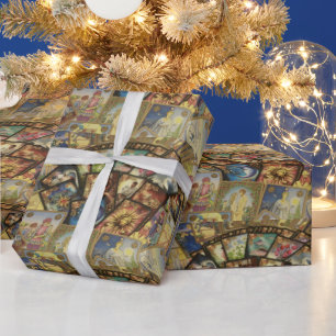 Illustration zur Verbreitung von Tarot-Karten Geschenkpapier