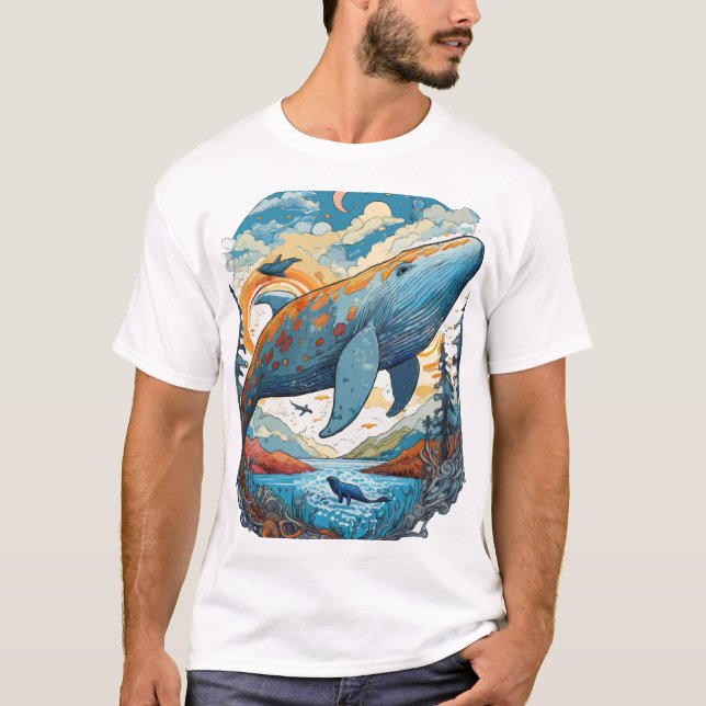Illustrationen bei Surreal T-Shirt (Vorderseite)