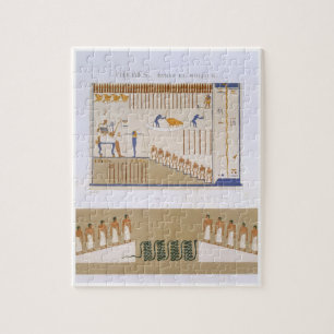 Illustrationen der Freskos von Byban EL Molouk, Puzzle