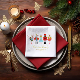 Illustrationen zu Weihnachts-Nutcracker Serviette