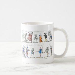 Illustrationen zum französischen Ballet Tasse