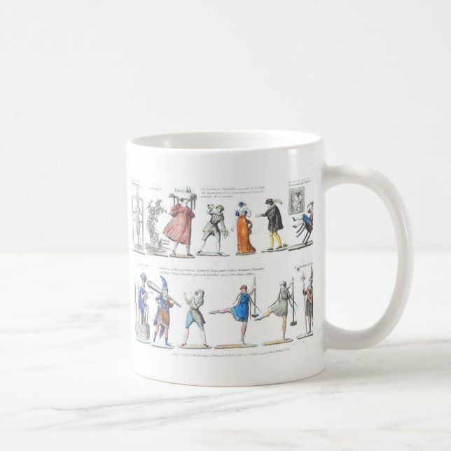 Illustrationen zum französischen Ballet Tasse (Rechts)