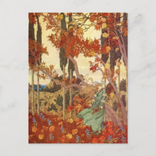 Illustrationen zur Natur und Mythen von Walker Postkarte