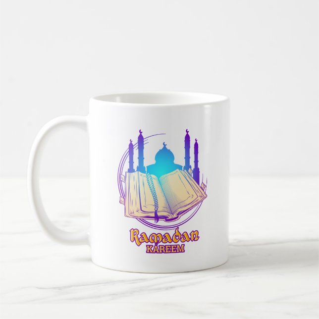 Illustrations-Kaffee-Tasse Ramadans Kareem Kaffeetasse (Links)