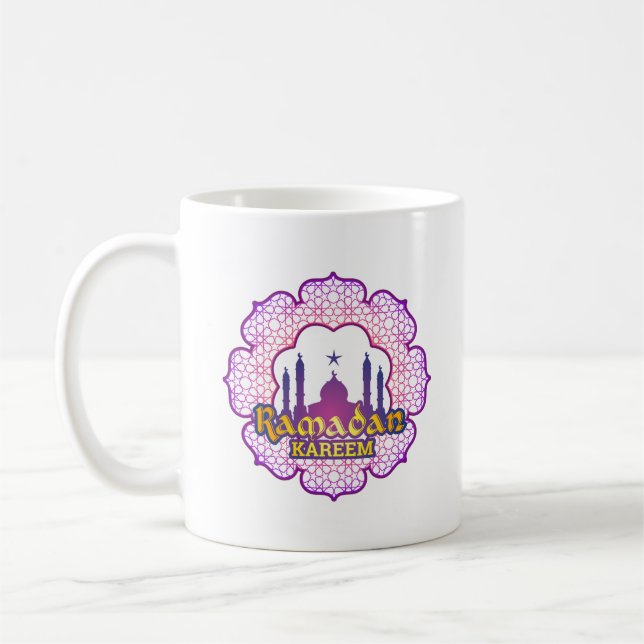 Illustrations-Kaffee-Tasse Ramadans Kareem Kaffeetasse (Links)