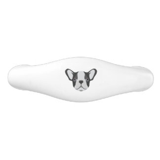 Illustrations-niedliche französische Bulldogge Keramik Schubladengriff