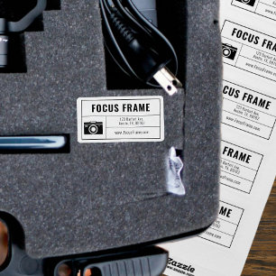 Illustrationsadresse für Kamerahilfer Adressaufkleber