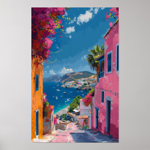 IllustrationsCollage von Bodrum Post Poster