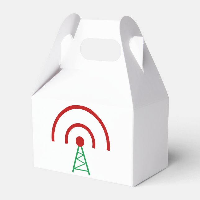 Illustrationsfeld für Wireless-Sender Geschenkschachtel (Rückseite)