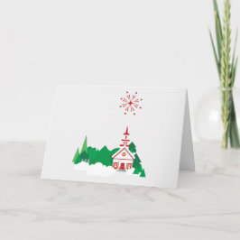 Illustrationskarte Holiday Motif Feiertagskarte