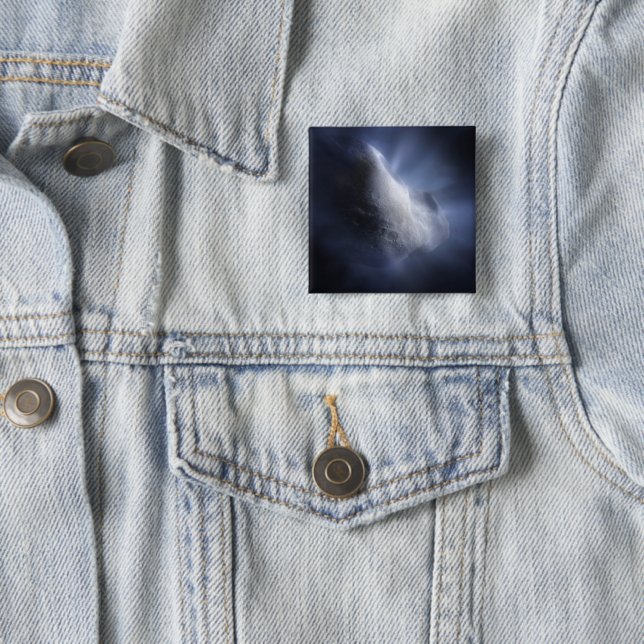 Illustrative Nah-up der Comet Tempel. Button (Beispiel)