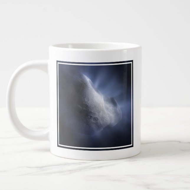 Illustrative Nah-up der Comet Tempel. Jumbo-Tasse (Links)