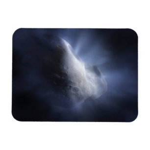 Illustrative Nah-up der Comet Tempel. Magnet