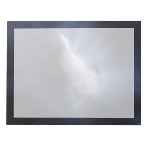 Illustrative Nah-up der Comet Tempel. Notizblock