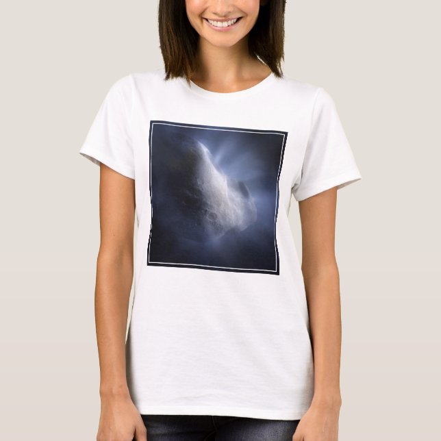 Illustrative Nah-up der Comet Tempel. T-Shirt (Vorderseite)