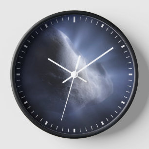 Illustrative Nah-up der Comet Tempel. Uhr