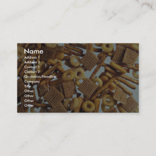 Illustrative Stückchen und Bisse Visitenkarte