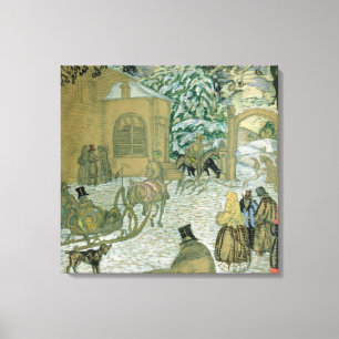 Illustraton für "Dubrovsky", durch Alexander Leinwanddruck