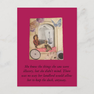 Illustratorische Postkarte