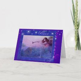 Illustriert Angel Magic Christmas Feiertagskarte