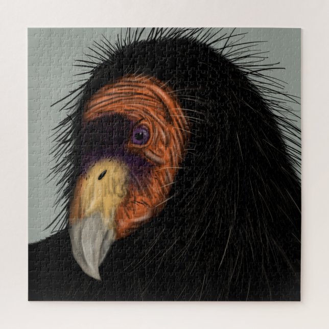 Illustriert California Condor Puzzle (Vertikal)
