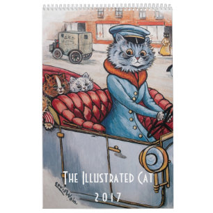 Illustriert Cats Calendar - Louis Wain Kalender