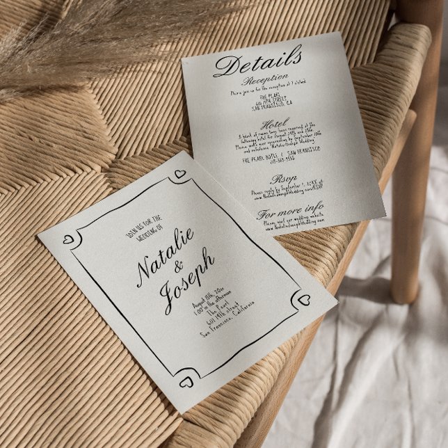 Illustriert Gezeichnet Whimsical alles in einem Sp Einladung (Von Creator hochgeladen)