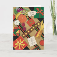 Illustriert Kamaru Table Holiday Kwanzaa Gruß