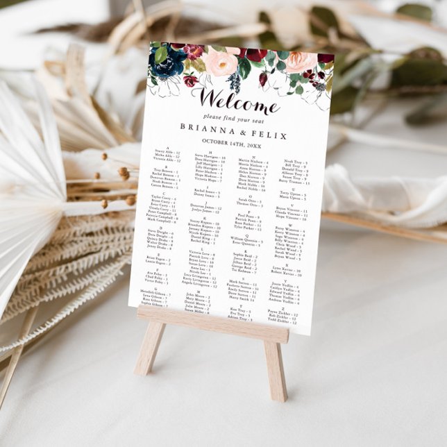 Illustrierte Alphabetisierungstabelle für Wasserfa Poster (Von Creator hochgeladen)