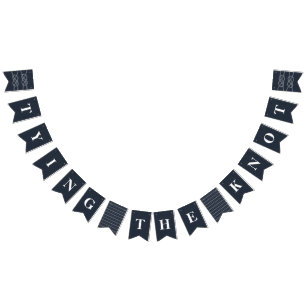 Illustrierte Bannerfahnen für Knot - Marine Wimpelkette